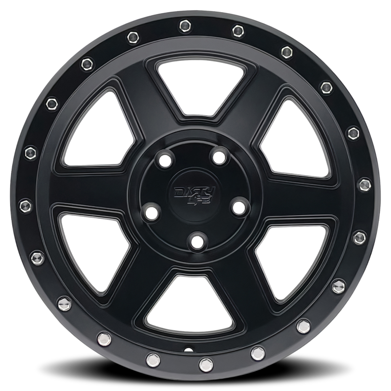 Dirty Life Compound 9315 17x9 Matte Black Wheel, 6x139.7 Bolt Pattern, -12mm Offset