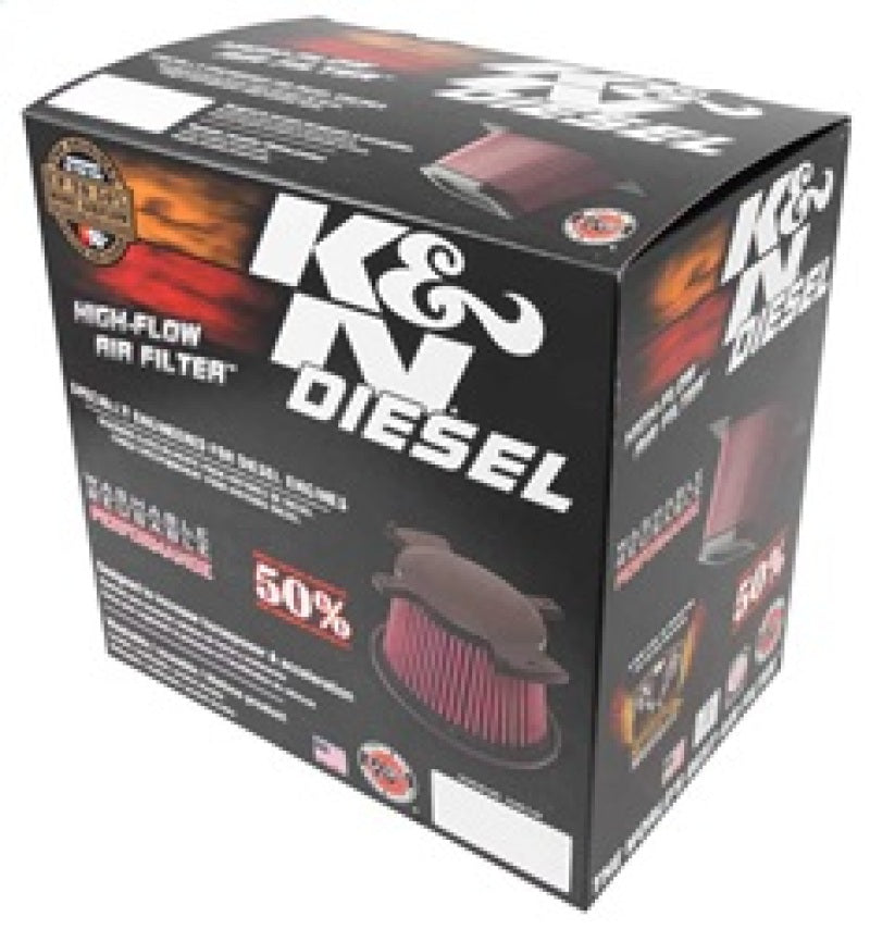 K&N Engineering E-0787 High-Flow Replacement Air Filter for 2010-2012 Dodge Ram and 2012 Ram 2500/3500 6.7L Diesel