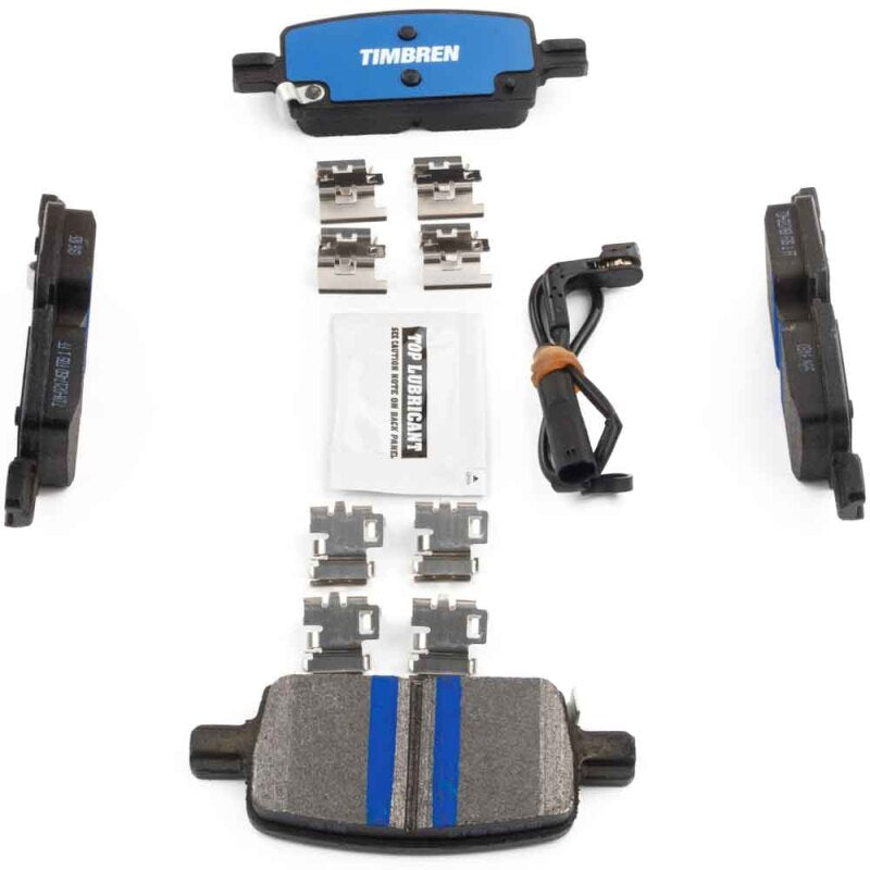 Timbren BES Severe Duty Semi-Metallic Brake Pads for Chevrolet Silverado 1500 and GMC Sierra 1500 – Rear