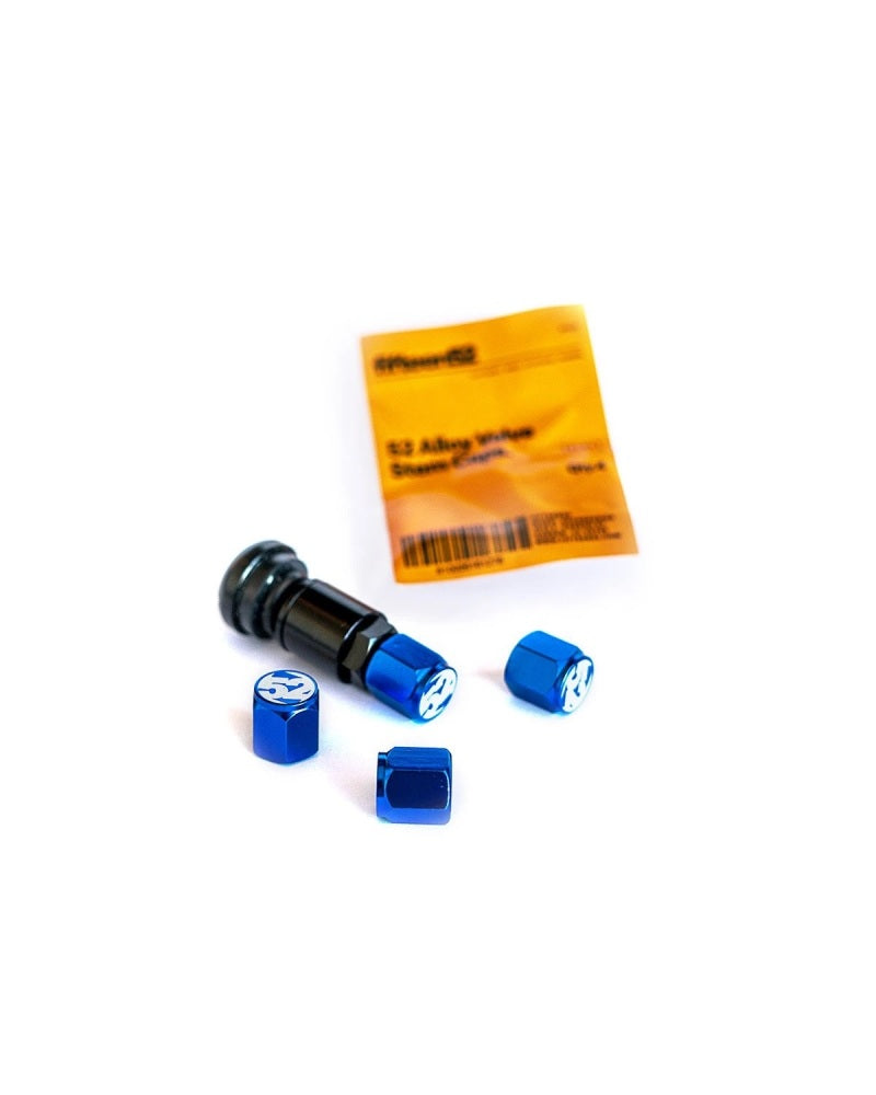fifteen52 fft52-VALVE-PACK-BLUE Valve Stem Cap Set - Blue, 4 Pieces