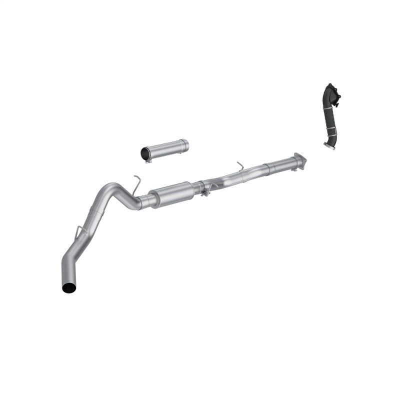 MBRP Armor Lite Series 01-04 Chevy Silverado & GMC Sierra 2500/3500HD 4-inch Cat Back Exhaust System with Downpipe