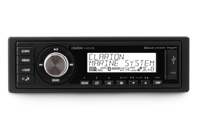 Clarion 010-03195-00 Marine AM/FM with weatherband tuner and SiriusXM-Ready Satellite Radio