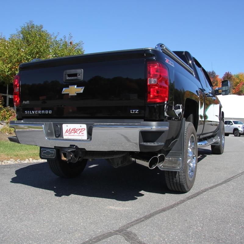 MBRP Armor Lite S6033AL 4-Inch Filter-Back Exhaust System for 2011-2015 Chevy/GMC 2500 HD