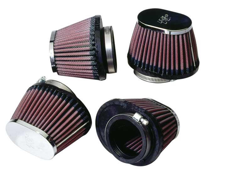 K&N Engineering RC-0984 Universal Chrome Oval Tapered Air Filter
