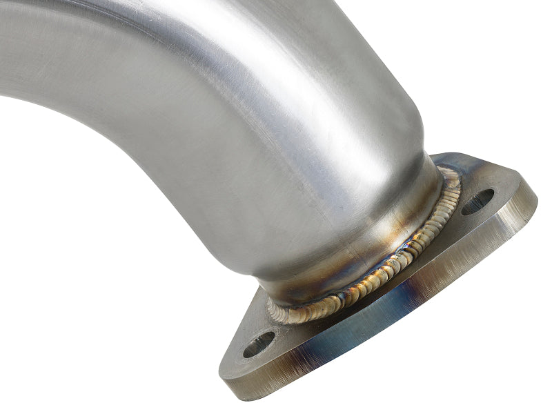 aFe Twisted Steel 3-Inch Stainless Steel Mid-Pipe for 2017-2021 Honda Civic Type R 2.0L Turbo