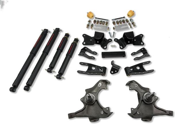 Belltech bel721ND Nitro Drop 2 Lowering Kit for 1989-1996 Chevrolet Silverado and GMC Sierra 3/4-Ton and 1-Ton Trucks