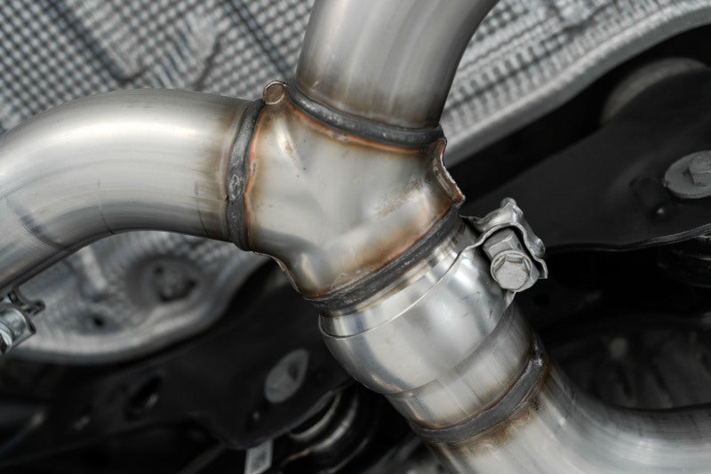 MBRP S46033CF Armor Pro Cat-Back Exhaust with Carbon Fiber Tips for 2015-2019 Volkswagen Golf R