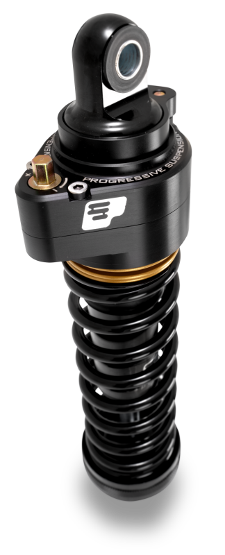 Progressive Harley Ultra Touring-QPS 944 Series Shocks, 13in, 12in Ride Height Super Duty  - Black /