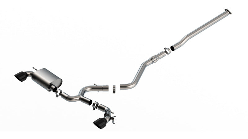 Borla 140926BC ATAK Cat-Back Exhaust with Active Valve for 2022-2023 Hyundai Kona N 2.0L