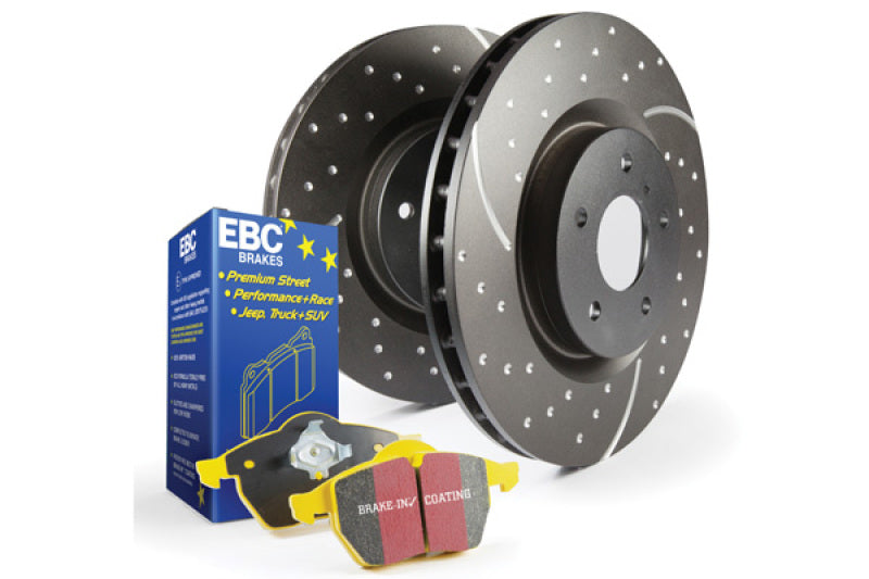 EBC Stage 5 Yellowstuff Brake Pad and GD Rotor Kit S5KF1499