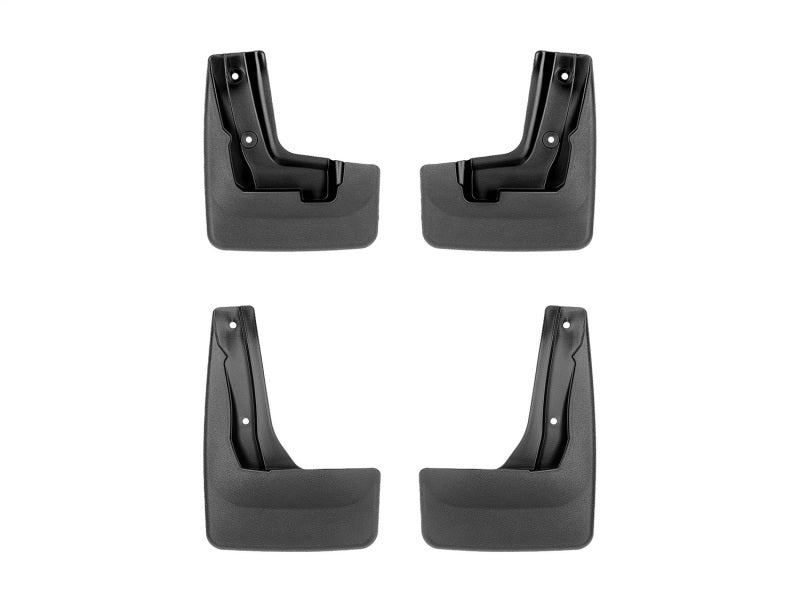 WeatherTech DigitalFit No-Drill MudFlaps for Subaru Crosstrek 2018-2020, Black