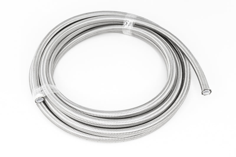 DeatschWerks 8AN Stainless Steel Double-Braided PTFE Fuel Hose, 20 Feet