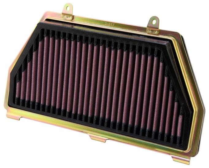 K&N Engineering HA-6007 High-Flow Replacement Air Filter for 2007-2012 Honda CBR600RR