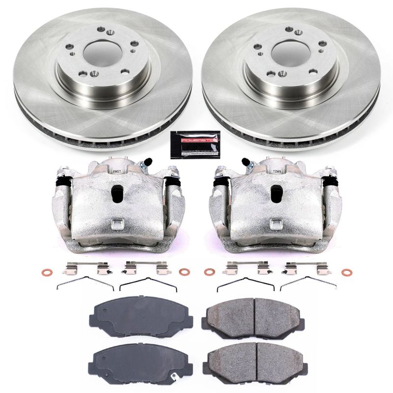 Power Stop 13-15 Acura ILX Autospecialty Kit w/ Calipers - Front