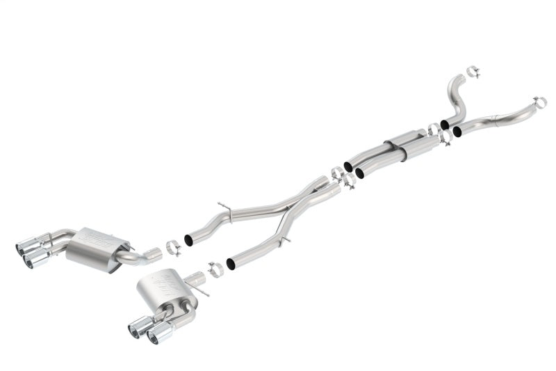 Borla 140688 ATAK Cat-Back Exhaust System for 2016-2024 Chevrolet Camaro SS and 2020-2024 LT1 6.2L V8