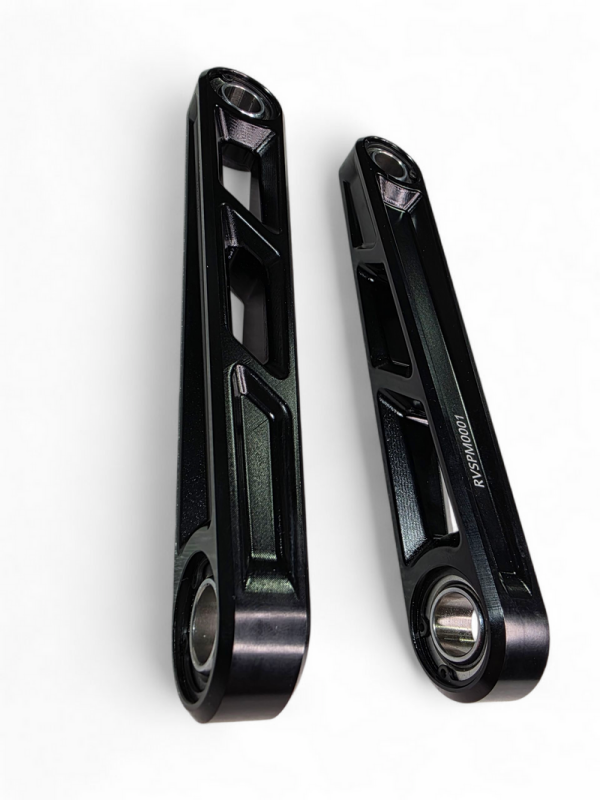 Elektric Offroad 2024+ Can-Am Maverick R Front Sway Bar Links - Billet Aluminum, Anodized Black