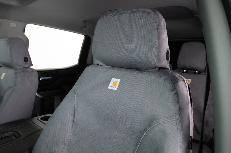 Covercraft 22-23 Jeep Grand Wagoneer Polycotton SeatSaver Front Row Seat Covers - Gravel