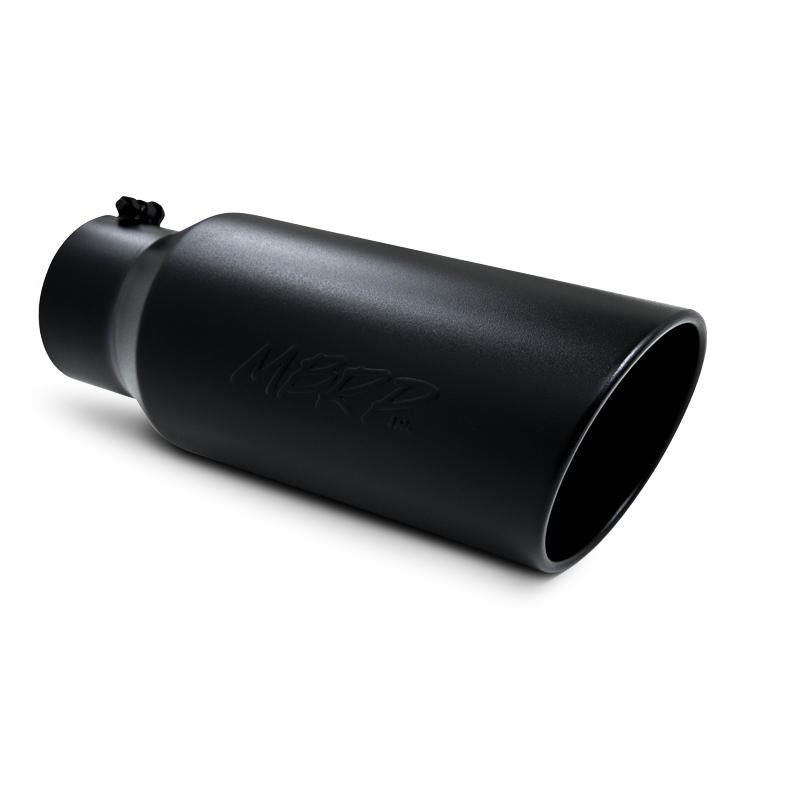 MBRP Armor BLK Universal Exhaust Tip T5127BLK, 5-Inch Inlet, 7-Inch Outlet