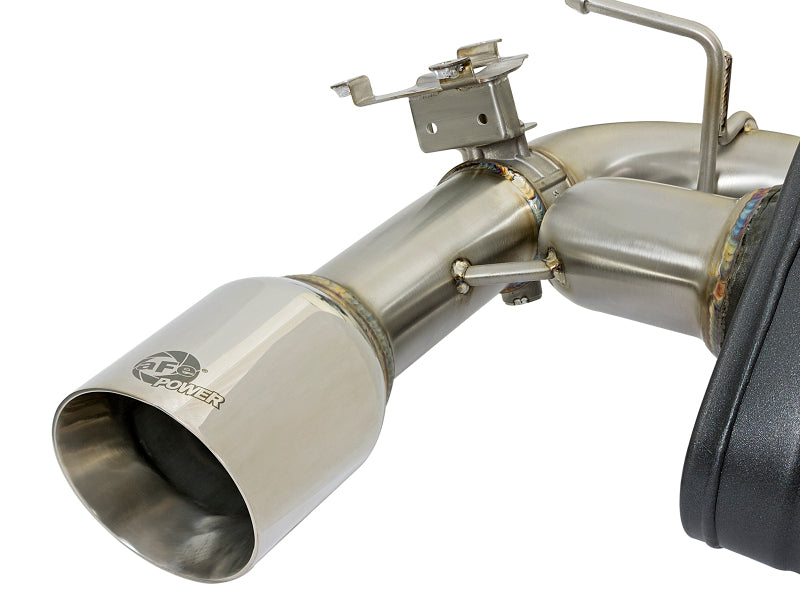 aFe MACH Force-Xp Cat-Back Exhaust System with Polished Tips for BMW 340i and 440i, Part Number 49-36334-P