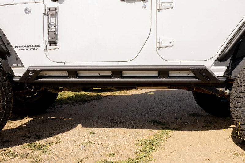 DV8 Offroad dvesRJK-07 Rock Sliders for 2007-2018 Jeep Wrangler JK 4-Door