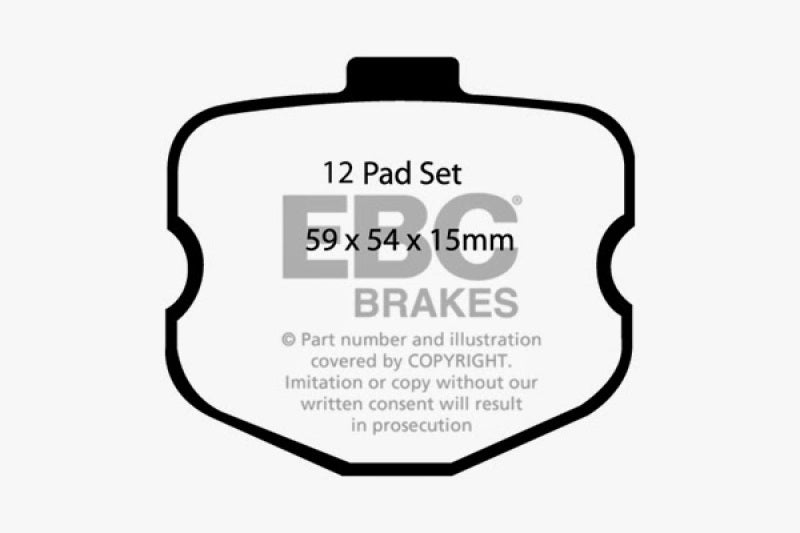 EBC Yellowstuff Brake Pad Sets