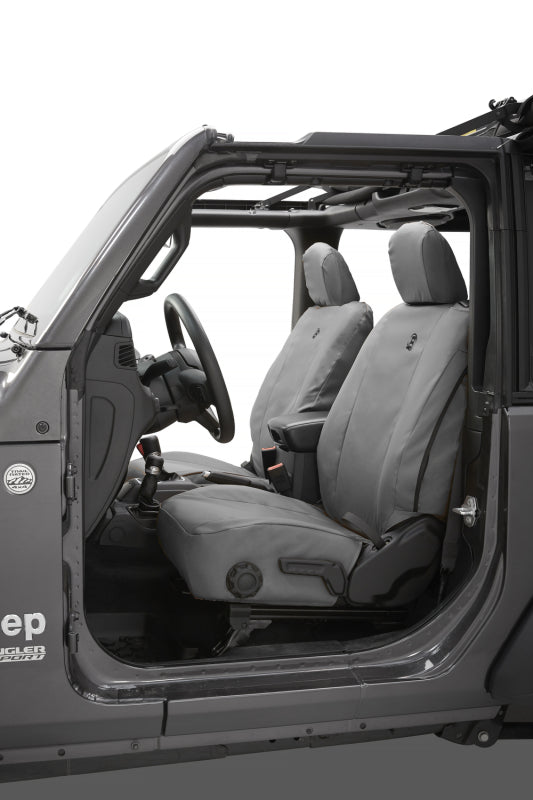 Bestop Jeep Wrangler JL 2018-2026 Front Seat Covers (Charcoal) – Custom Fit Protection