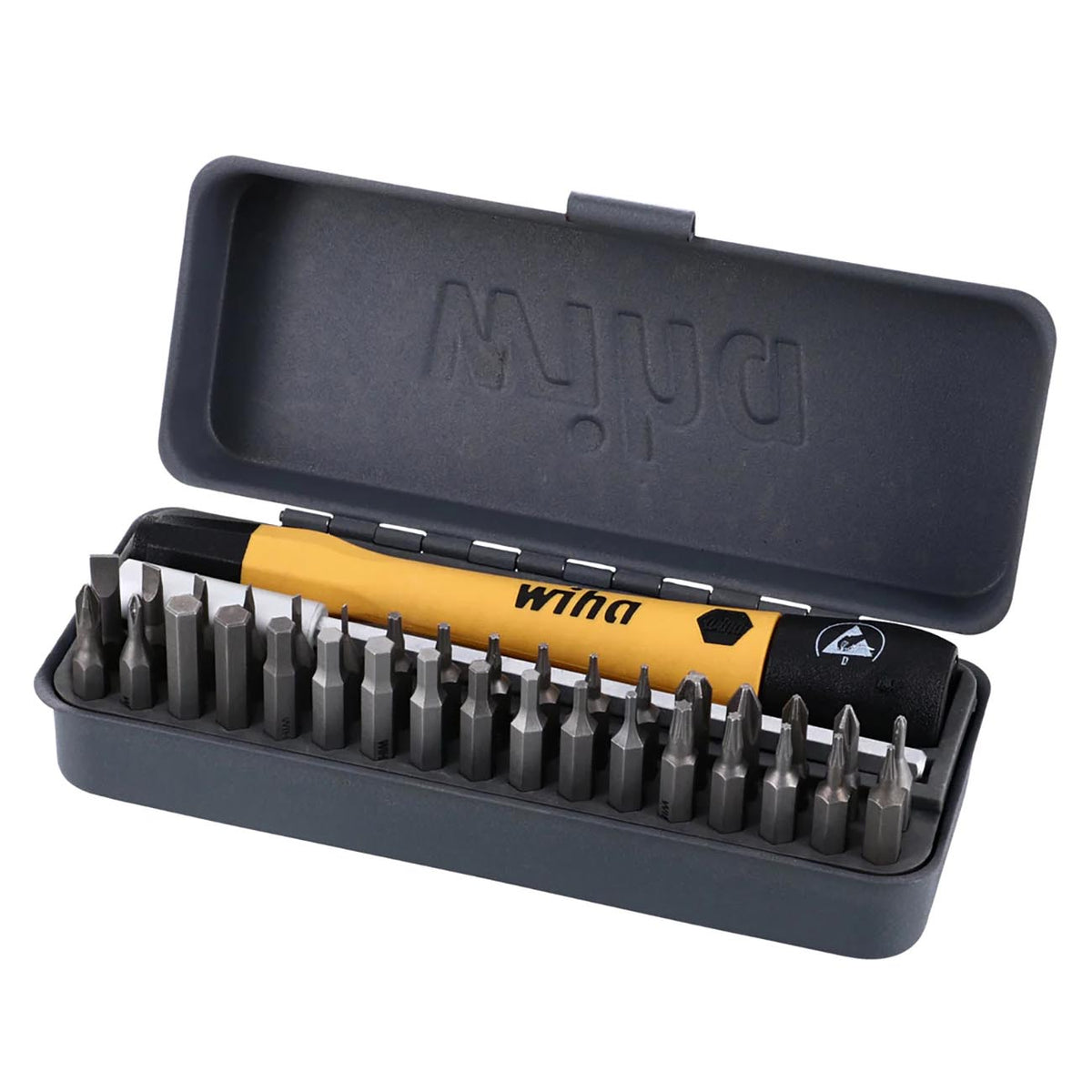 Wiha GoBox Electronics ESD Precision Micro Bit Set, 36-Piece Set