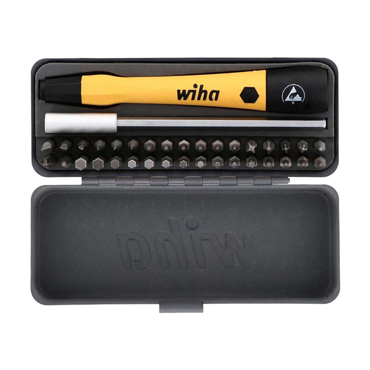 Wiha GoBox Electronics ESD Precision Micro Bit Set, 36-Piece Set