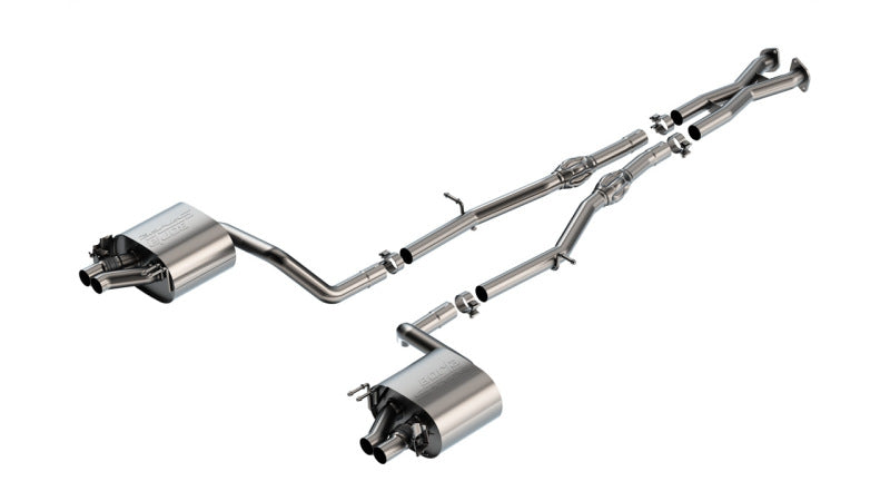 Borla 141011 S-Type Cat-Back Exhaust System for 2022-2026 Genesis G70 3.3L V6 Twin Turbo