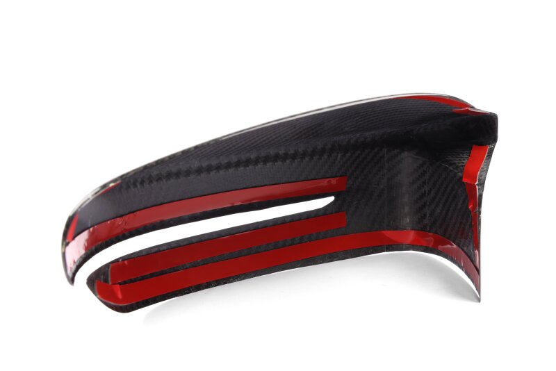 Dinan Carbon Fiber Mirror Cover Set for BMW M2 M3 M4 (G80 G82 G83 G87) – Stylish Clear-Coated Overlay