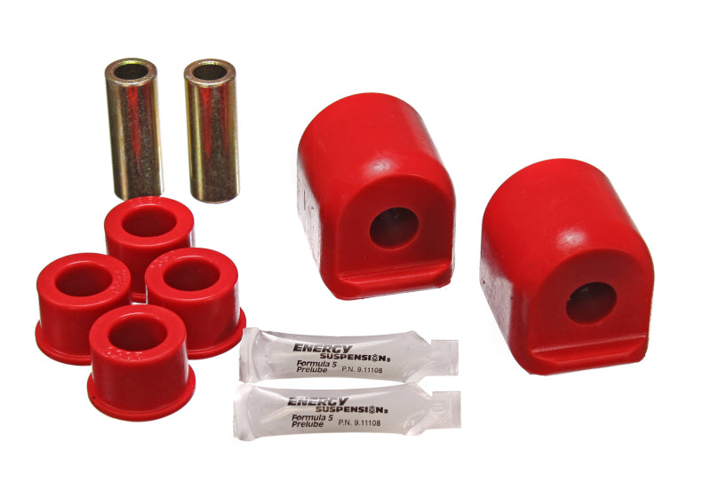 Energy Suspension 7.3109R Front Control Arm Bushing Set - Red Polyurethane