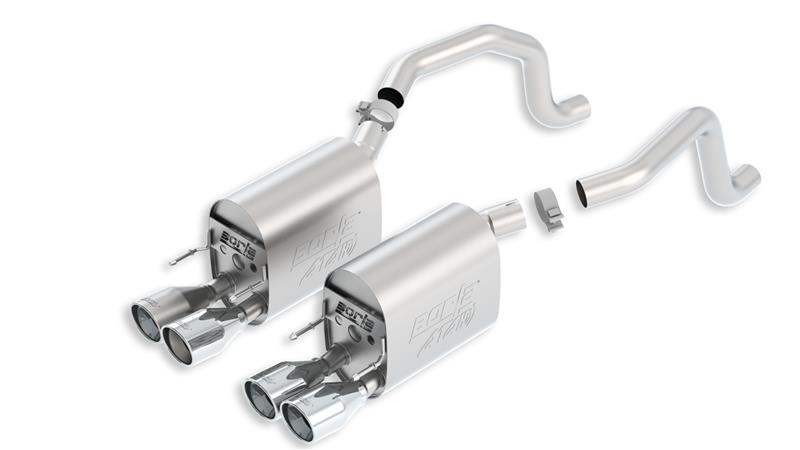 Borla 11812 ATAK Axle-Back Exhaust System for 2009-2013 Chevrolet Corvette C6 6.2L V8