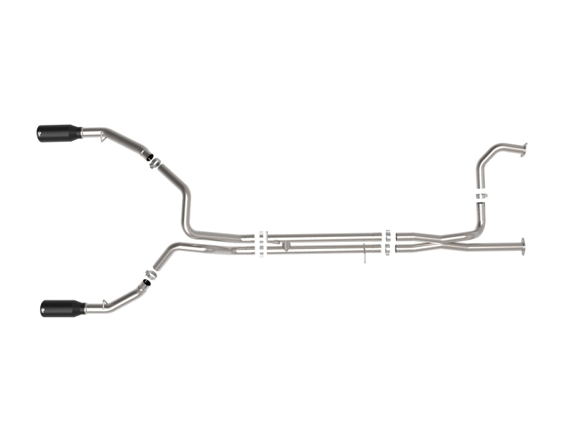 aFe Vulcan Series Cat-Back Exhaust System with Black Tips, Part Number 49-32084-B, for 2021-2024 Ram 1500 TRX 6.2L V8