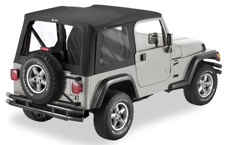 Bestop Replace-A-Top for 2003-2006 Jeep Wrangler TJ with Clear Windows and Black Diamond Fabric