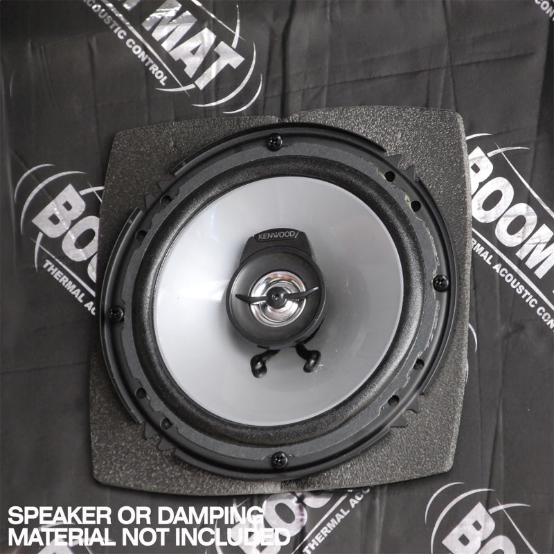 DEI Speaker Baffles 5.25in Round 6.5in Wide 6.5 Height 2.5in Deep - Pair