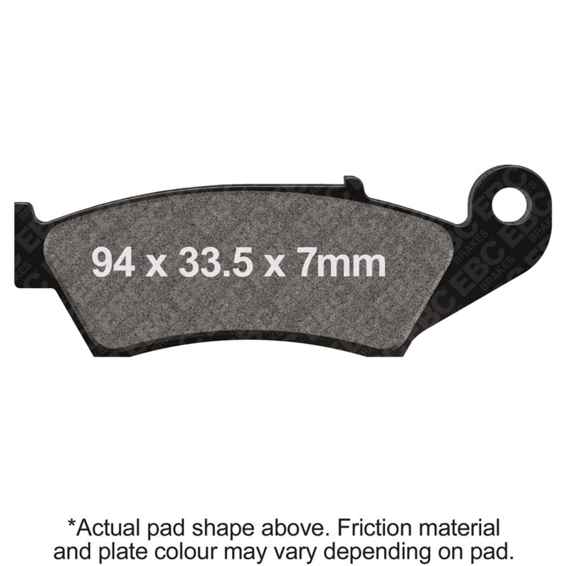 EBC Powersports FA185X Carbon X Front Brake Pads for 1995-1997 Honda CR125R