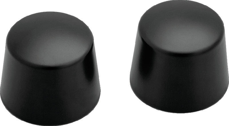 Kuryakyn Front Axle Nut Caps Satin Black - Part Number 1229