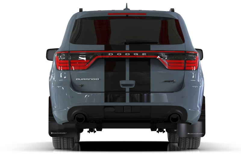 Rally Armor 2016-21 Dodge Durango SRT / RT Black UR Mud Flap Grey Logo
