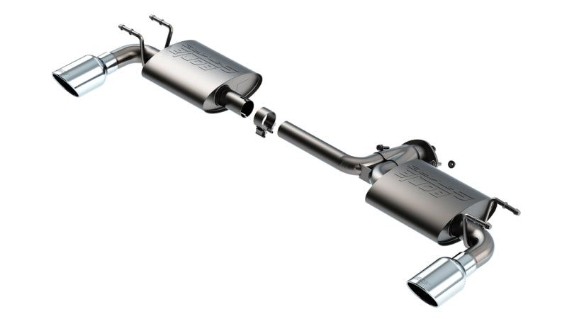 Borla 11970 S-Type Axle-Back Exhaust System for 2019–2024 Mazda 3 Hatchback