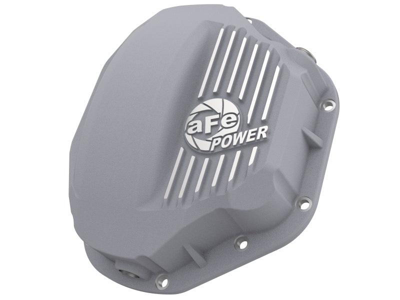 aFe Street Series Rear Differential Cover Raw with Machined Fins, Part Number 46-70030