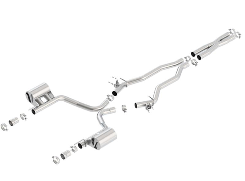 Borla 140678 ATAK Cat-Back Exhaust System for 2015-2022 Dodge Challenger SRT, 392 HEMI and Scat Pack 6.4L V8