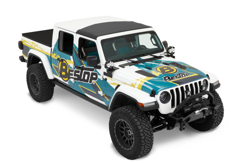 Bestop Sunrider for Hardtop Jeep Gladiator / Wrangler JL (Black Diamond) Part Number BES52454-35