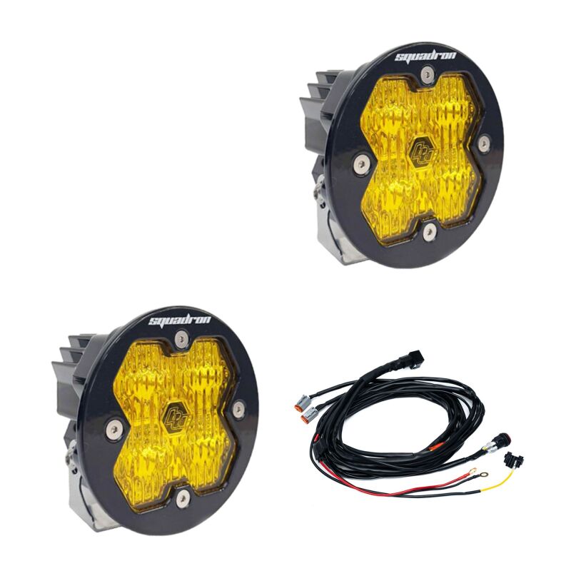 Baja Designs Squadron-R 2.0 Sport LED Wide Cornering Pair - Baja Amber