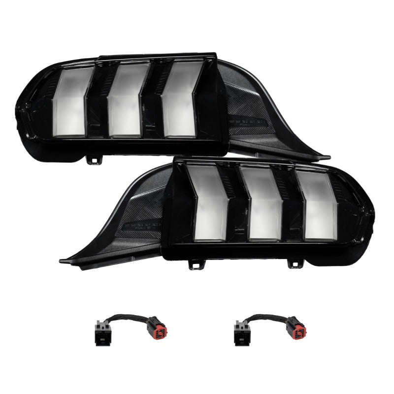 Form Lighting 2024+ Ford Mustang Sequential LED Tail Lights – Clear Lens Pair