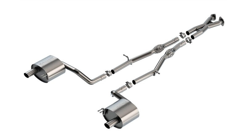 Borla S-Type Cat-Back Exhaust System for 2019-2021 Genesis G70 3.3L V6 Twin Turbo, Part Number 141018