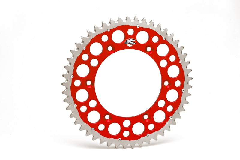 Renthal 520-48T Twinring Rear Sprocket - Red - ren1540-520-48GPRD