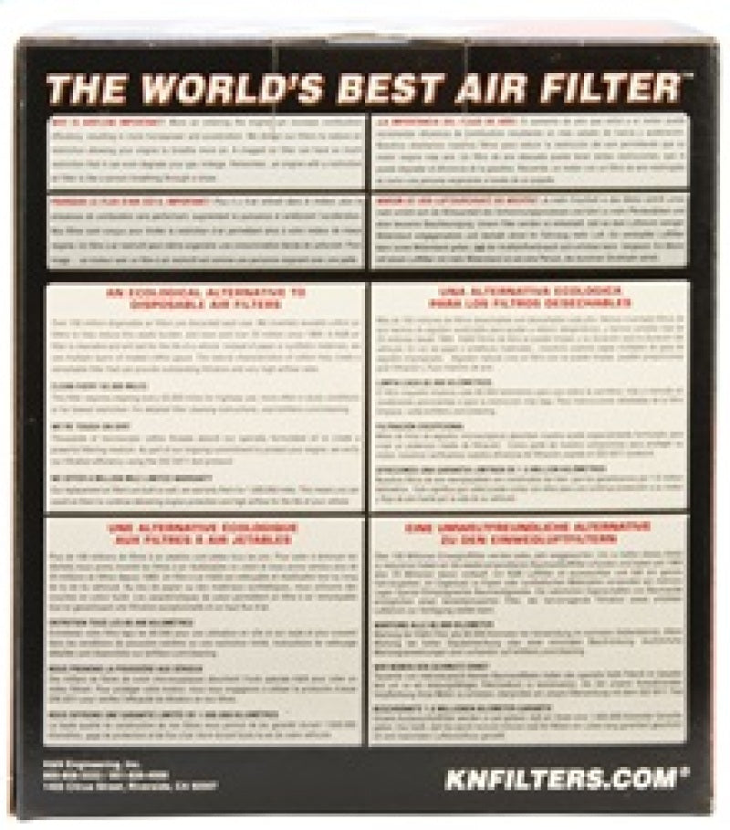 K&N Engineering RU-1500 Universal Oval Clamp-On Air Filter