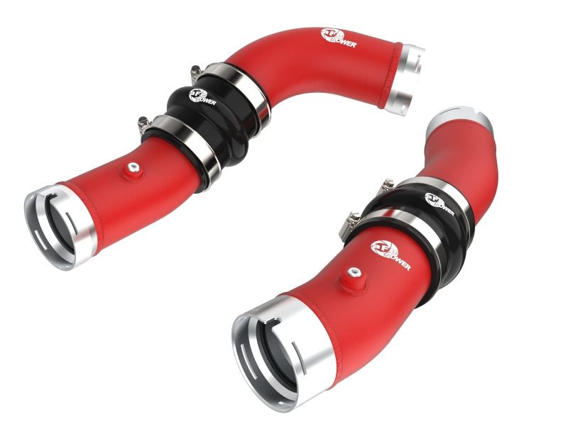 aFe BladeRunner Aluminum Hot and Cold Charge Pipe Kit, Red, Part Number 46-20724-R, for 2024-2026 Toyota Tacoma 2.4L Turbo