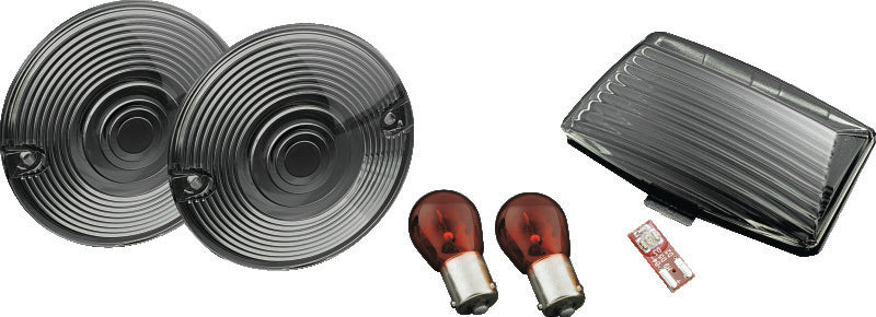 Kuryakyn 4995 Rear Smoke Lens Kit for Select Harley-Davidson Motorcycles