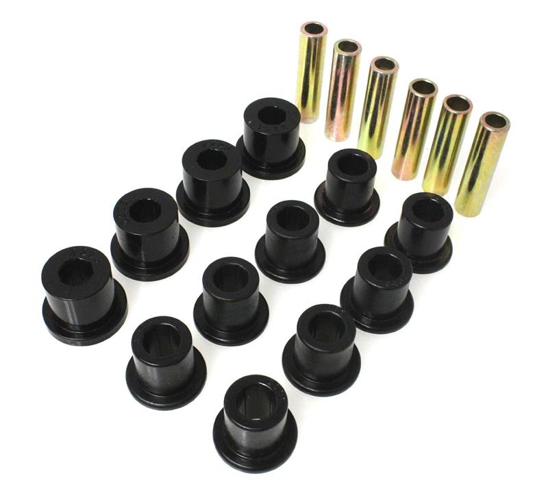 Energy Suspension eng2.2107G - 87-96 Jeep Wrangler Black Front/Rear Spring and Shackle Bushing